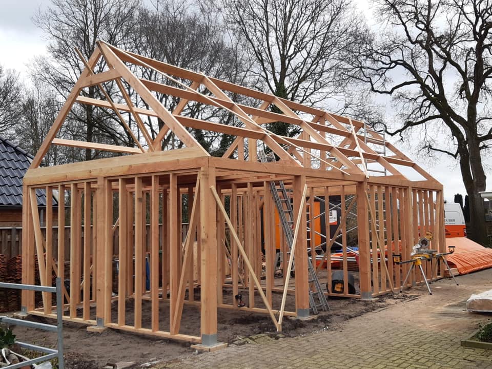 Schuur, Carport Schutting | Harald Kroezen Bouw 92328999_2540856136230703_6526002862659469312_n
