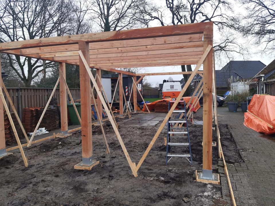 Schuur, Carport Schutting | Harald Kroezen Bouw 92695548_2540856092897374_4609457682020040704_n